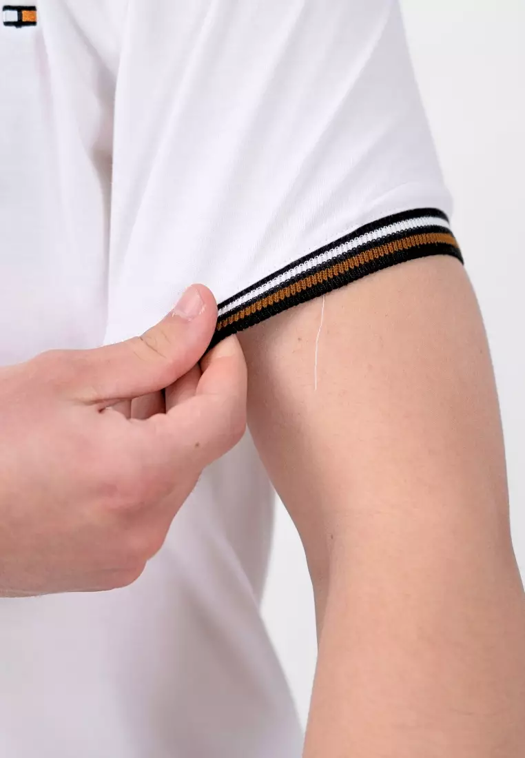 Ryusei Kaos Pria Masahiro Basic White