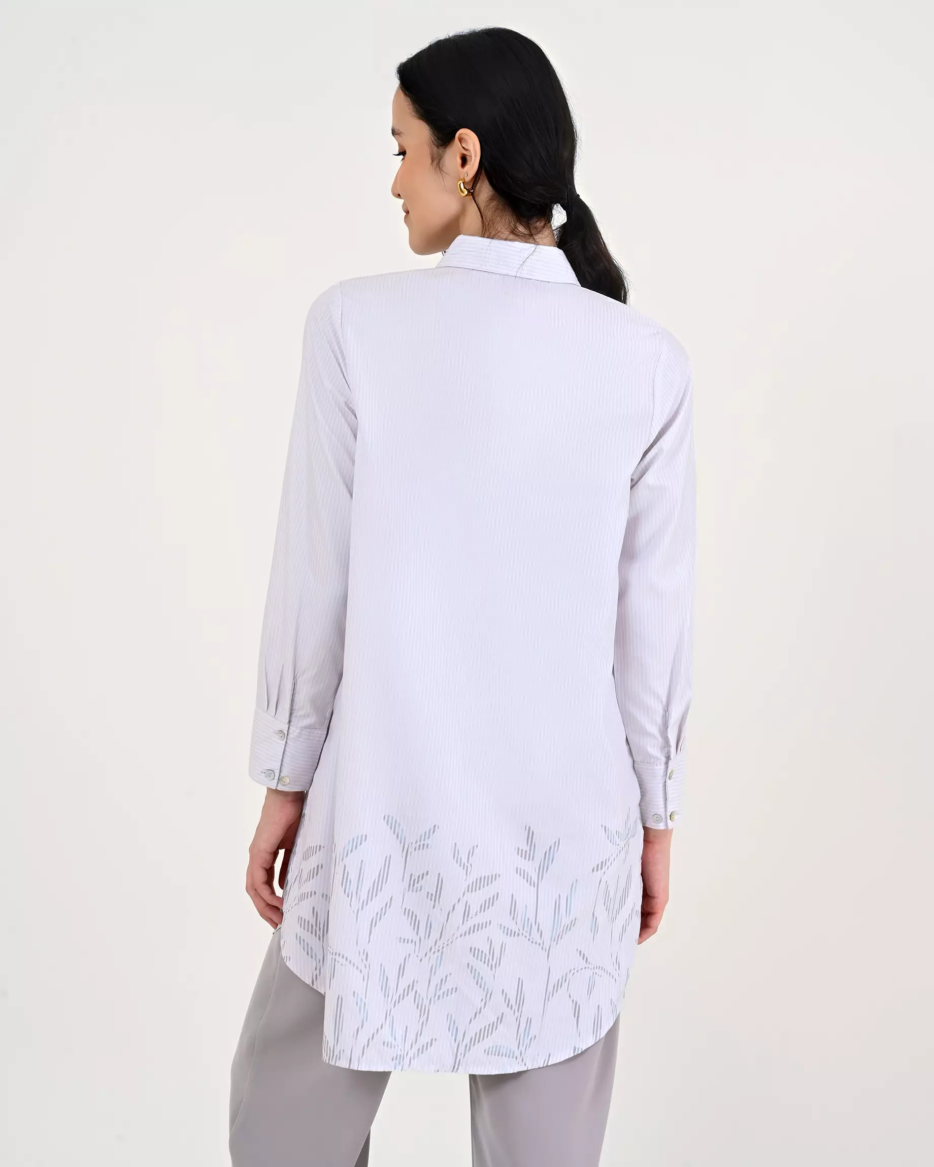 Geulis.id ADINNE TUNIC - Lightgrey