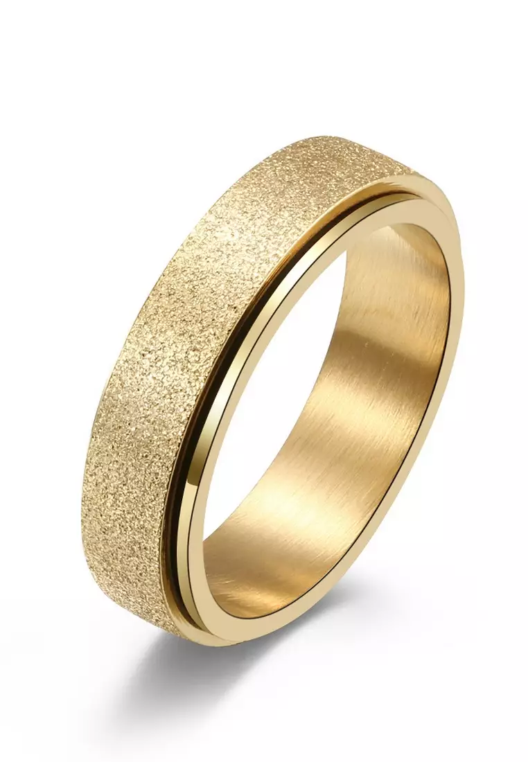 Gold simple hot sale ring design