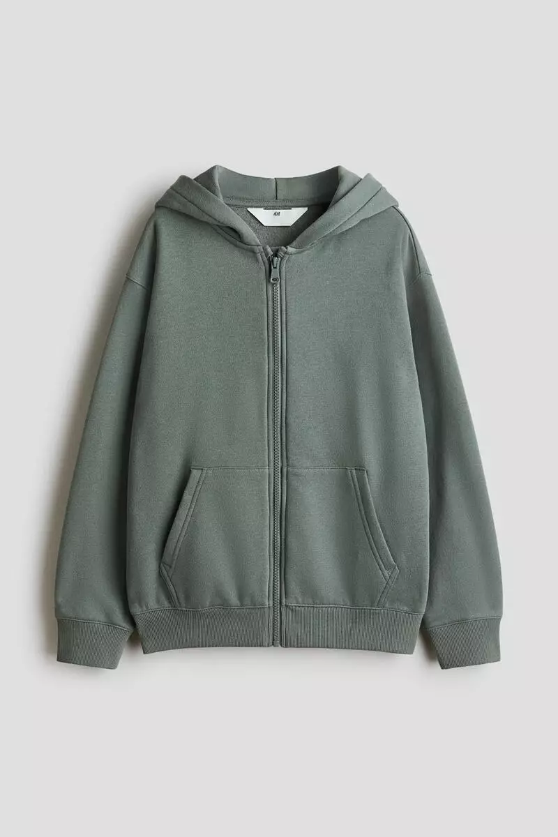 Zip-through hoodie