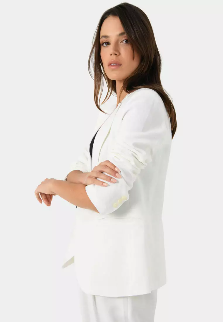 Indigo Single Breasted Blazer