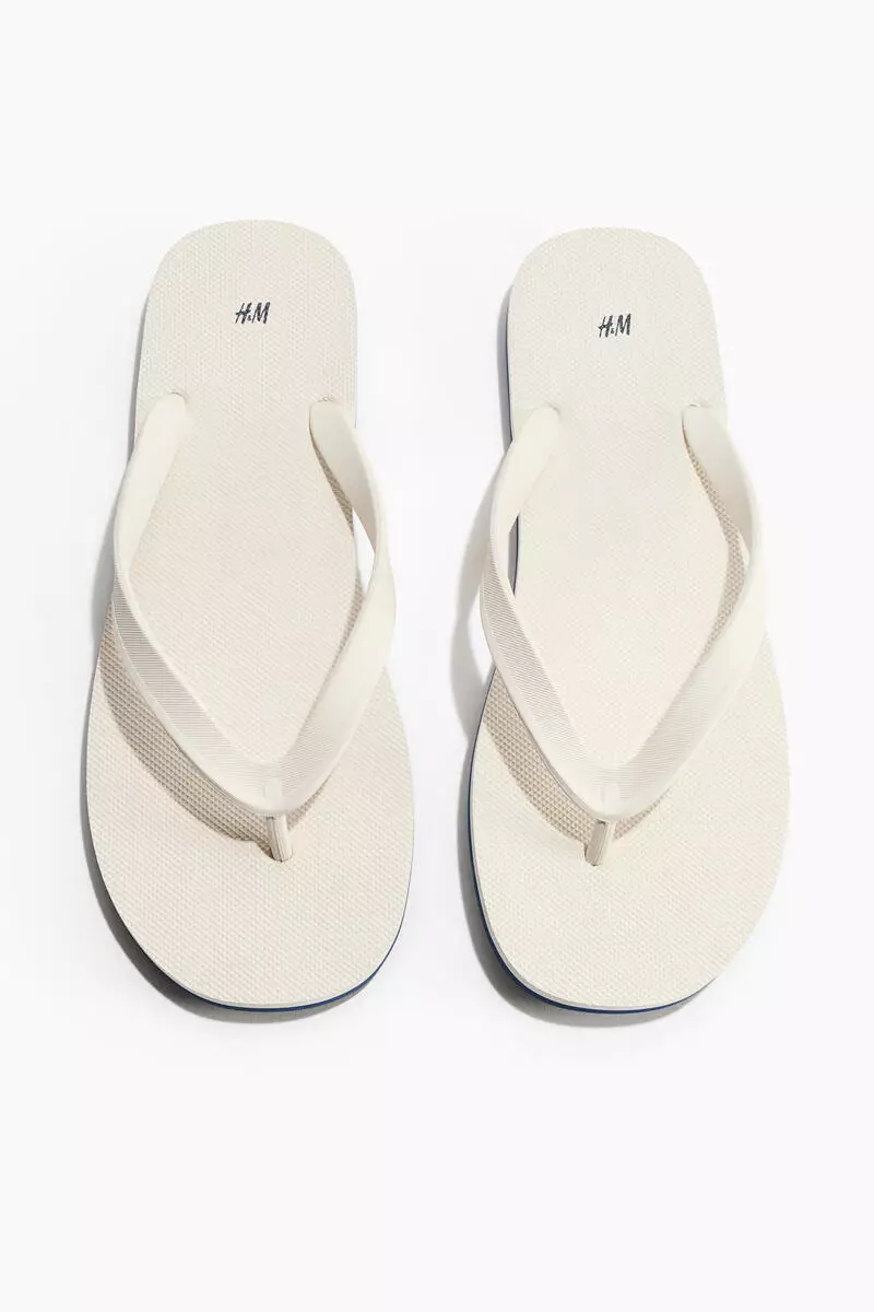 Rubber flip flops