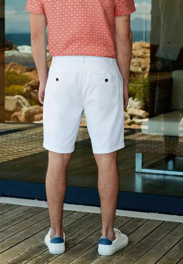 Stretch Chinos Shorts Slim Fit
