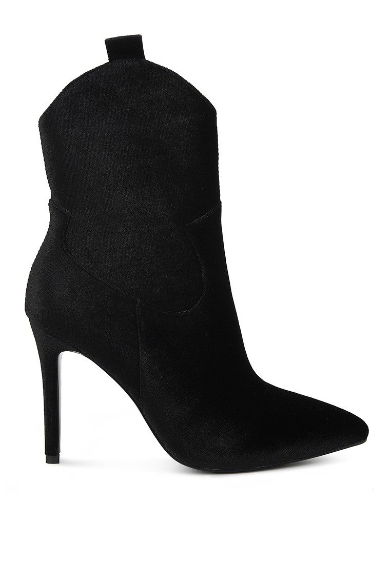 Black Velvet Cow Girl boot