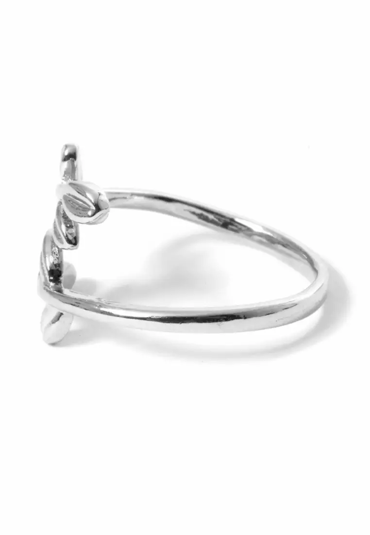 Cincin Diamond Casual Perhiasan Aksesoris Fashion Wanita Sliver - 14