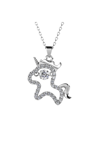 Her Jewellery white ON SALES - Her Jewellery 12 Dancing Zodiac Pendant Necklace (HORSE) Premium Crystals with 18K Real Gold Plated 10EEDAC01D65E9GS_1