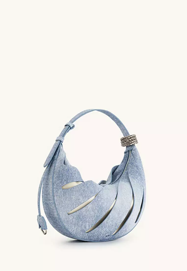Jana Hollow Out Shoulder Bag - Blue