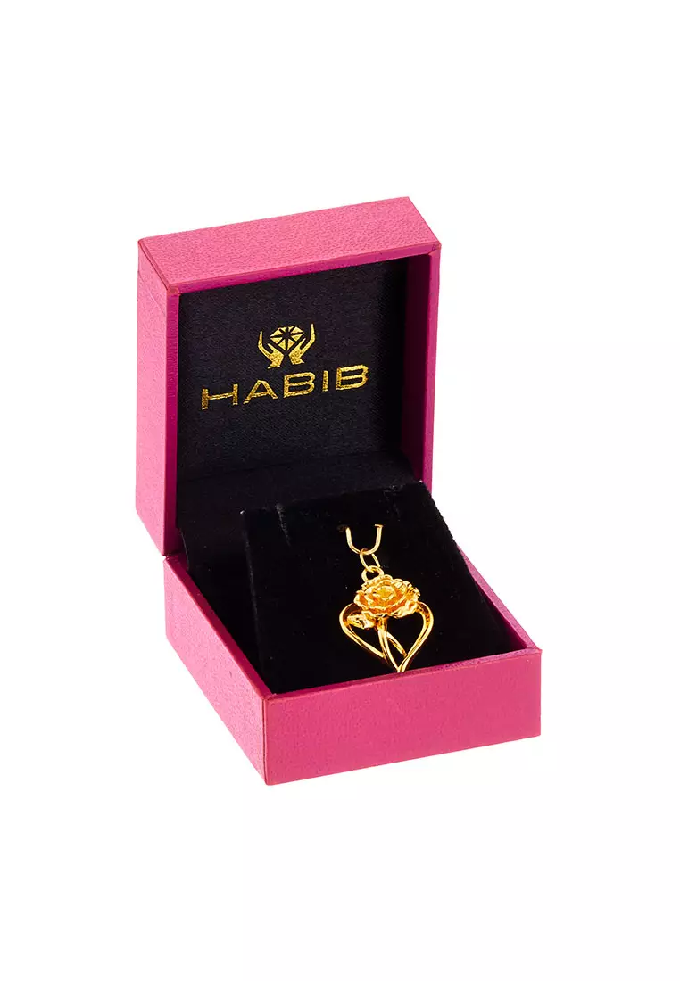 HABIB 999/24K Yellow Gold Pendant WWGP1150824