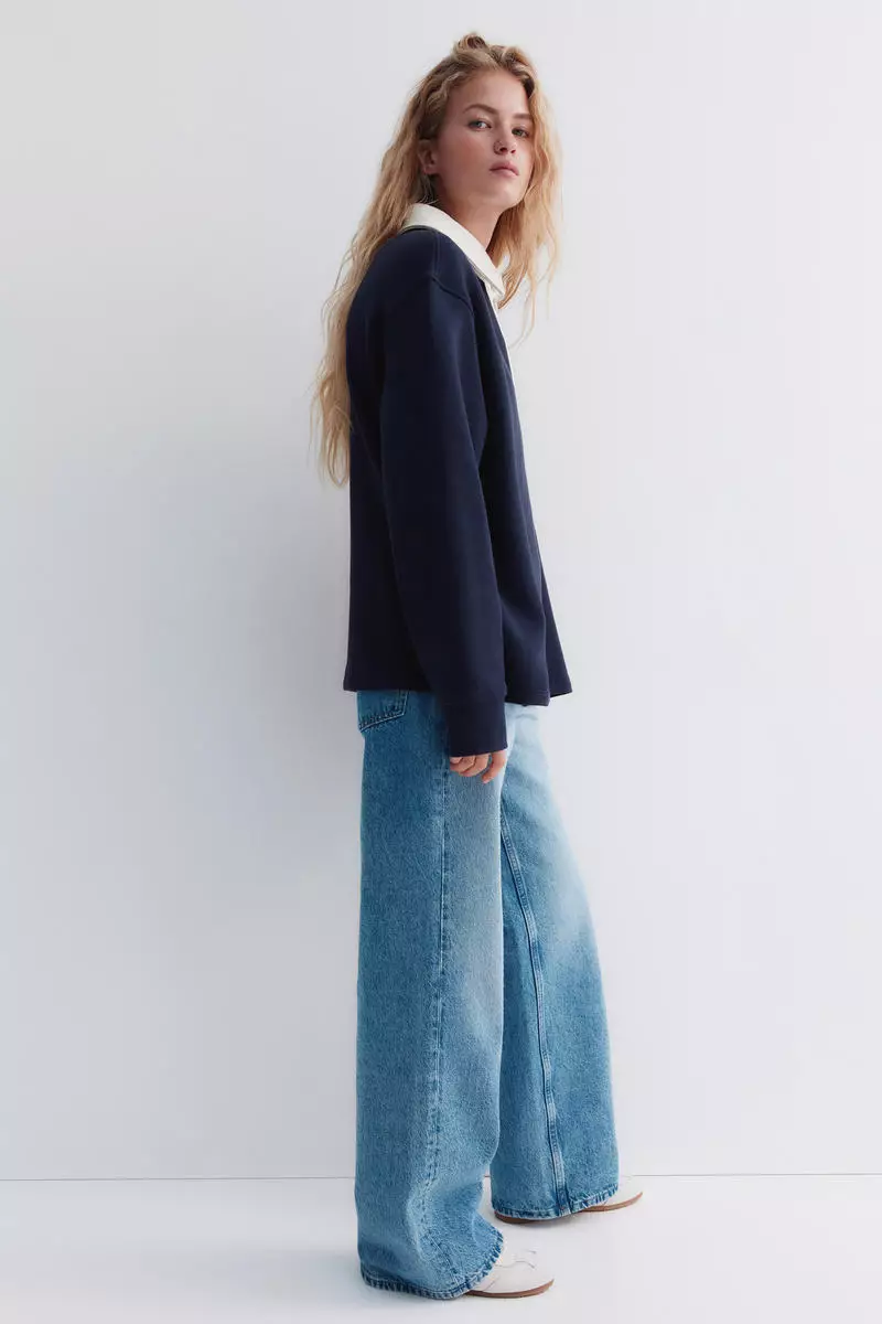 Oversized rugby shirt