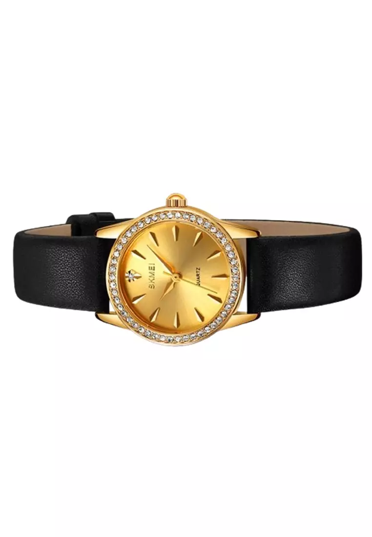 Jam Tangan Wanita Analog Elegant Material Leather Waterproof SG86 ORIGINAL