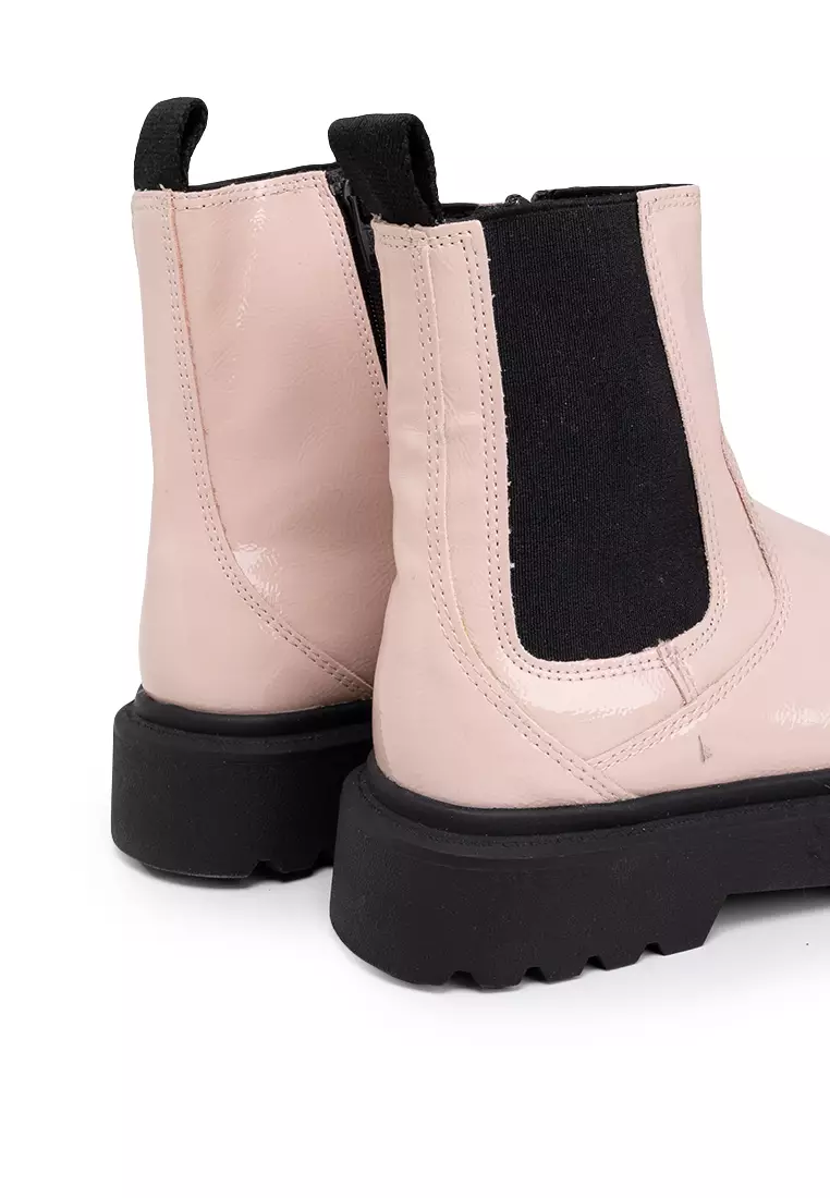 Zara pink boots best sale