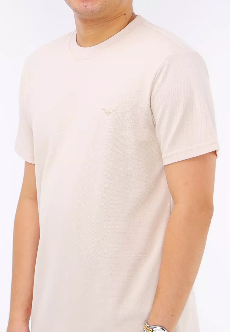 Round Neck Pique Short Sleeve