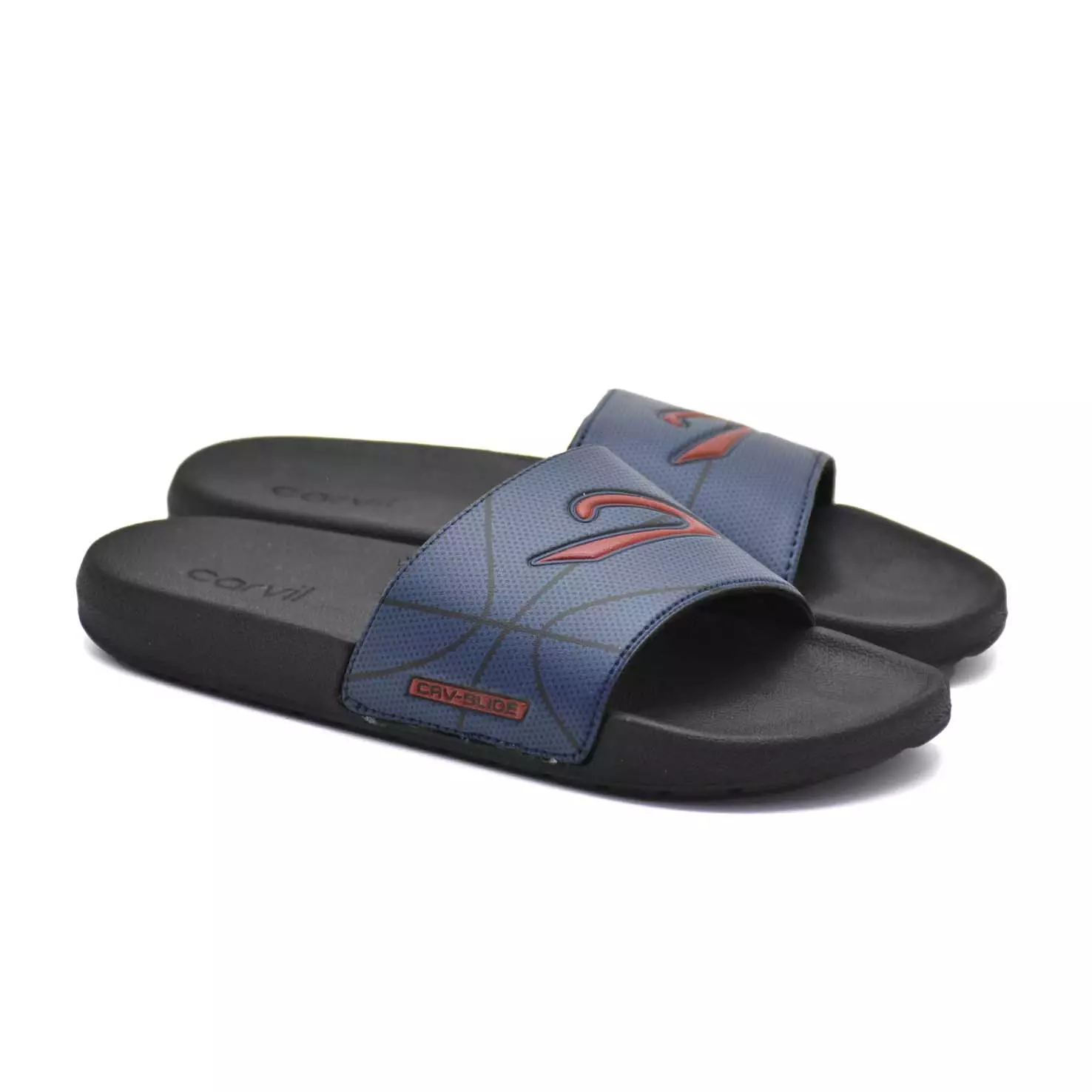 Carvil Sandal Slider Anak Sevilla-SK Black/ Navy