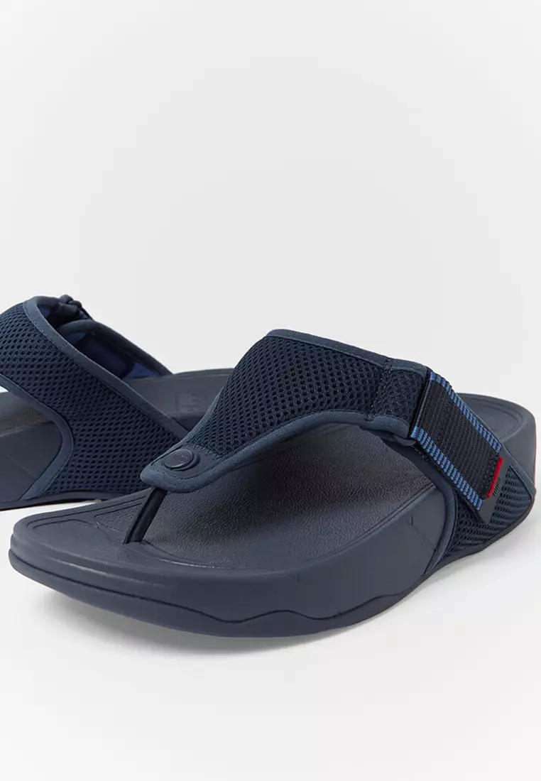 Trakk Mens Adjustable Water-resistant Mesh Toe-post Sandals