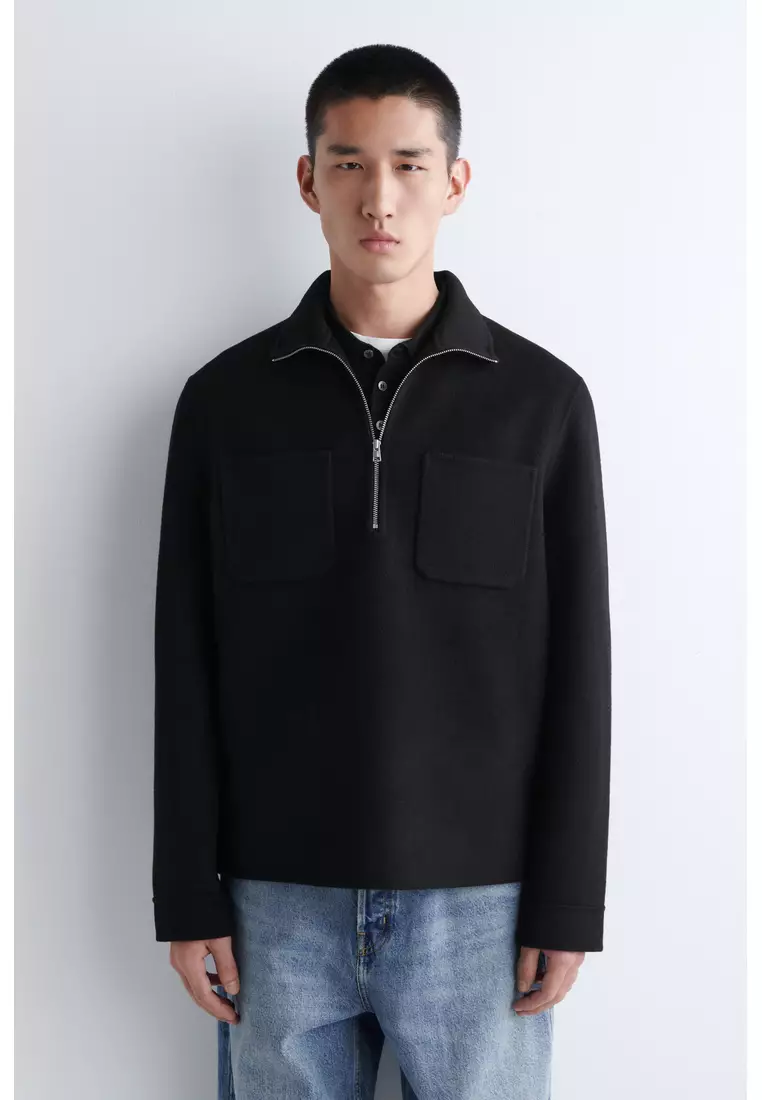 COS UNSTRUCTURED SPLIT WOOL BLAZER 2026 | Buy COS Online | ZALORA