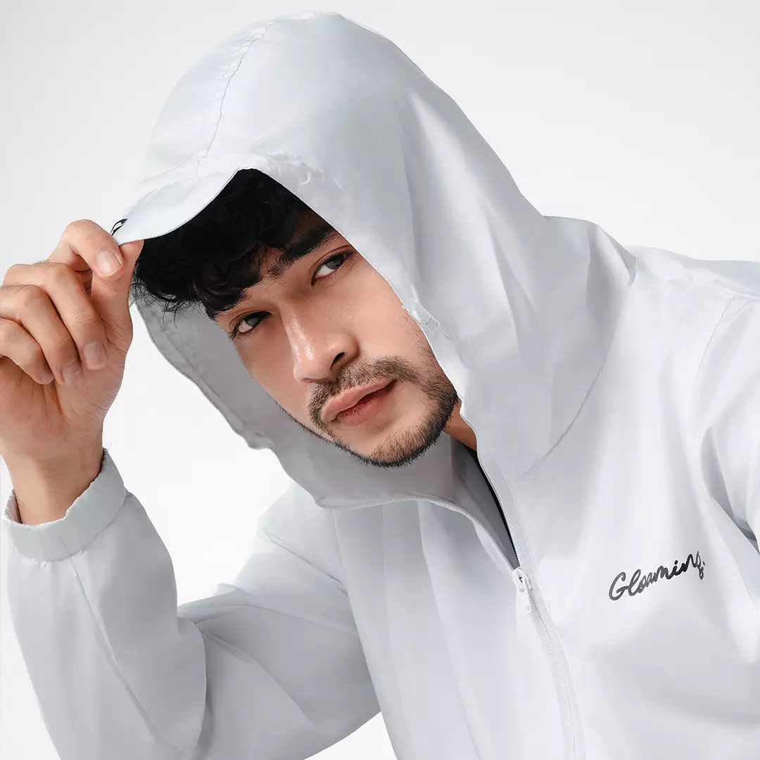 Jaket Gorpcore Parasut White Unisex