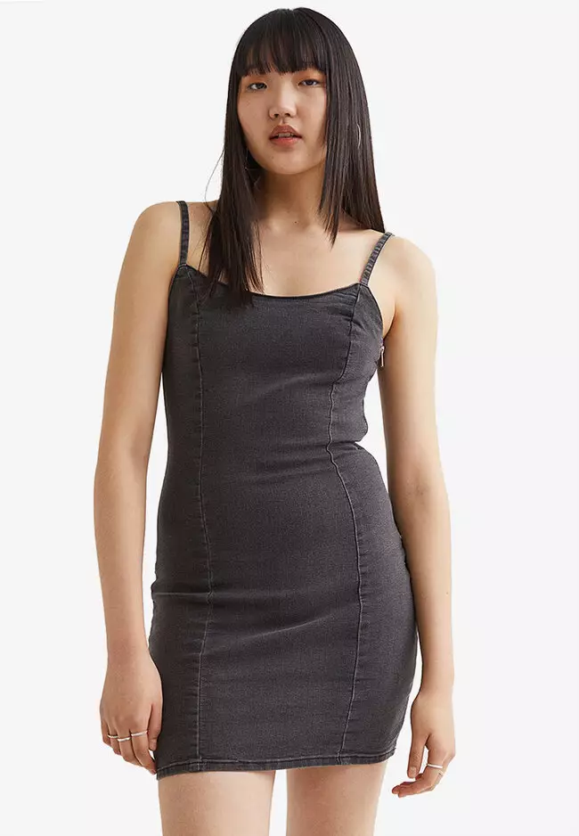 H&m black 2025 summer dress