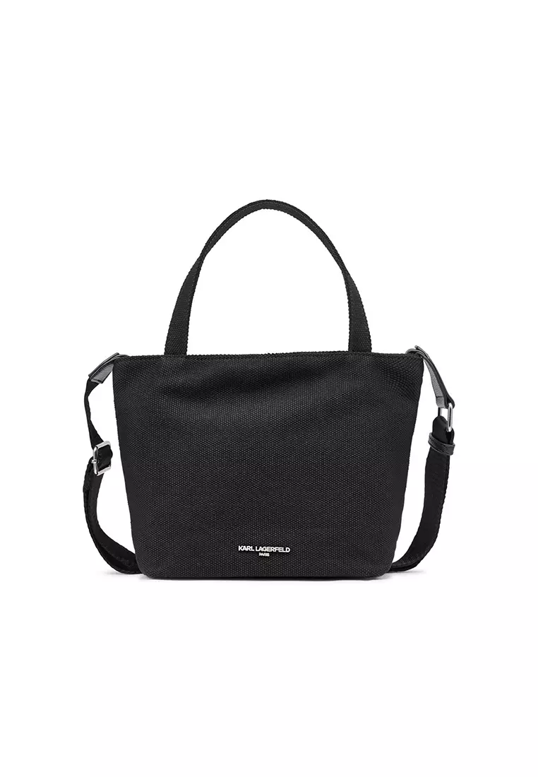 Karl Lagerfeld Cannes Mini Canvas Tote Bag