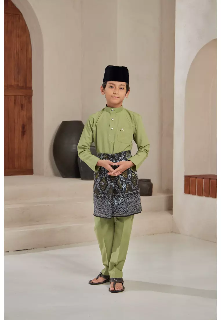 Baju Melayu Moden Cekak Musang for Kids