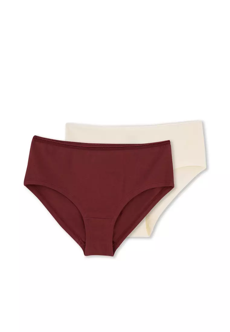 Women's Cotton Hipster Brief(Pack Of 2)