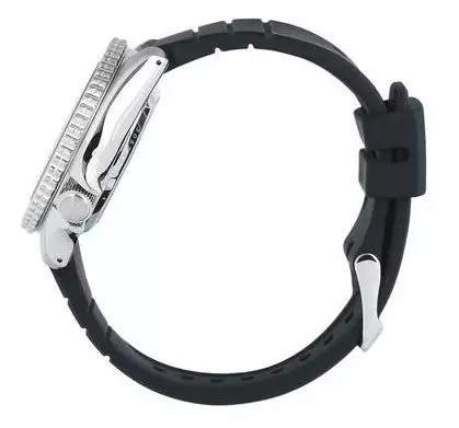 Jam Tangan Pria Seiko 5 Sports SRPL89K1 SRPL89K1X1 SKX Series Automatic Redux in Daichi Strap Silicone Black Color Men Orange Dial Original Garansi Resmi