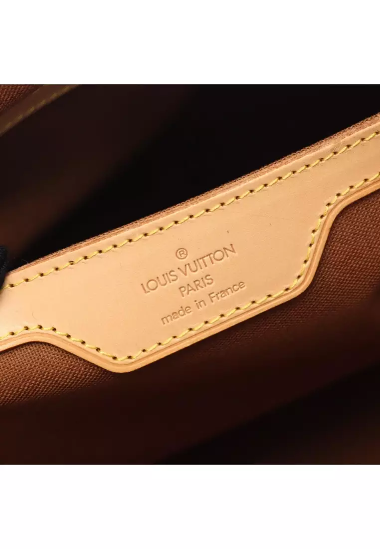 Pre-Loved Louis Vuitton carryall monogram Boston bag PVC leather Brown