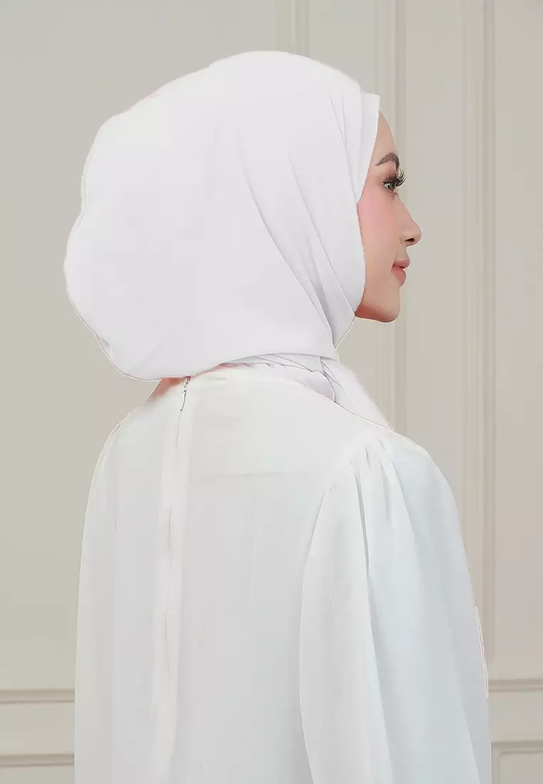HIJAB INSTAN MAGNET SYIFA - WHITE