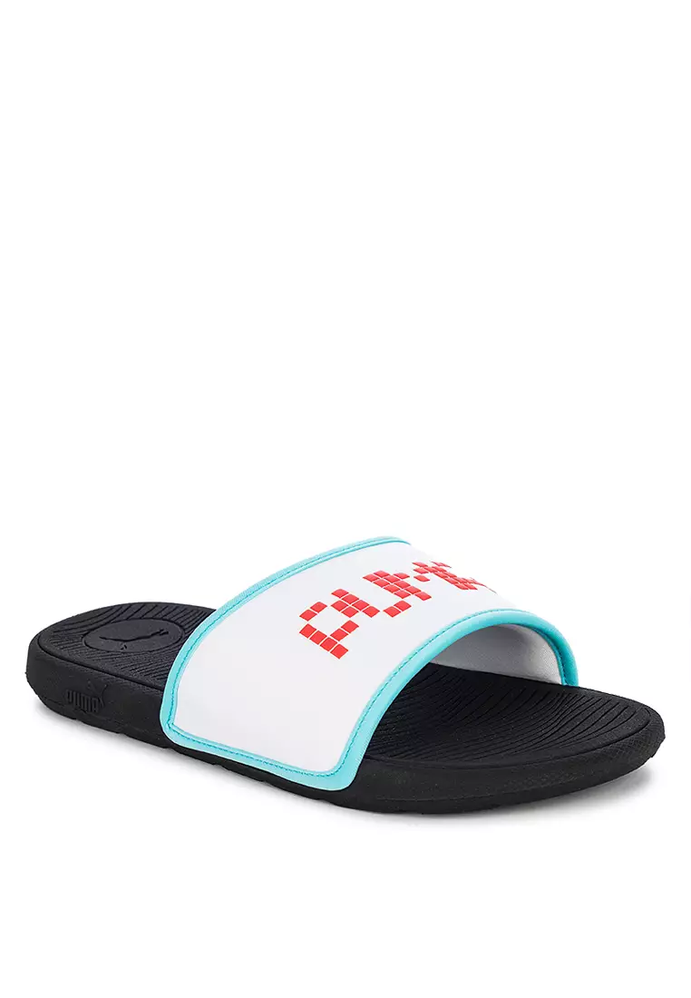 Discount on Puma  shoes - SKU: Cool Cat 2.0 Let's Play Slides Youth