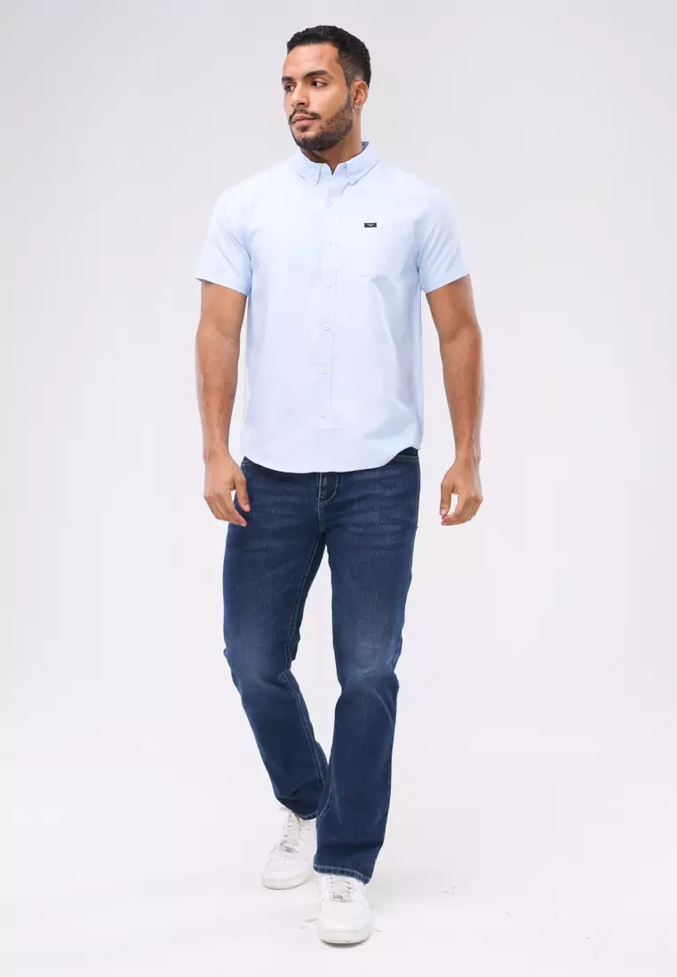 Woven Oxford Polo Short Sleeves
