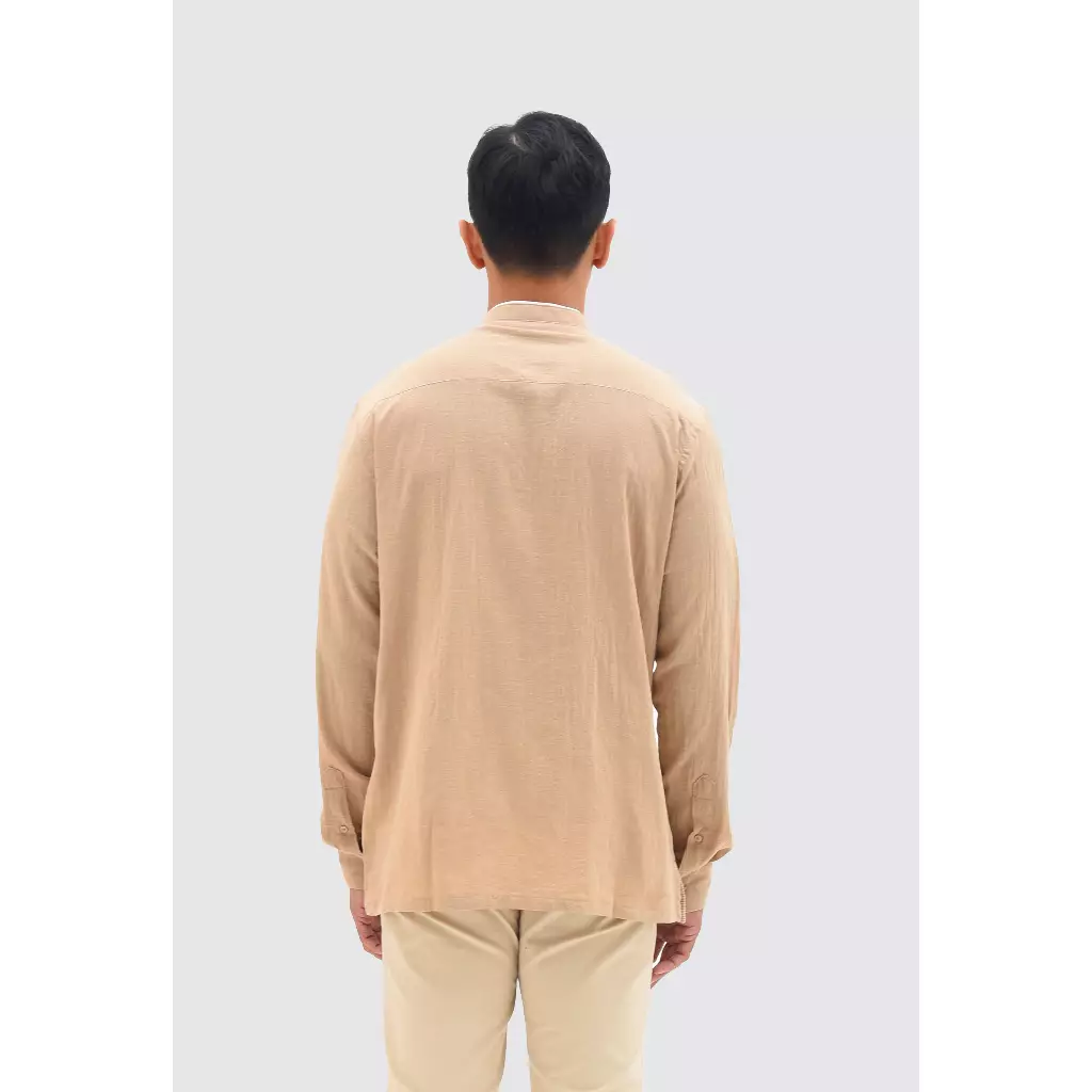 MOC Kemeja Lengan Panjang Pria FARHIN - WHITE