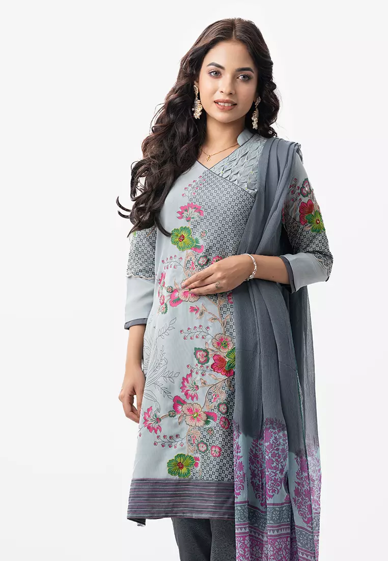 Le Reve Contemporary Salwar Kameez 配 Dupatta 套装