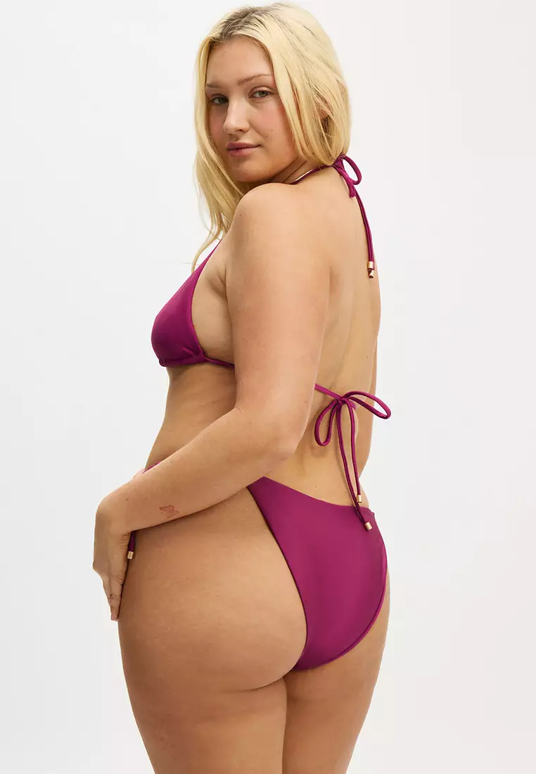 String Triangle Bikini Top