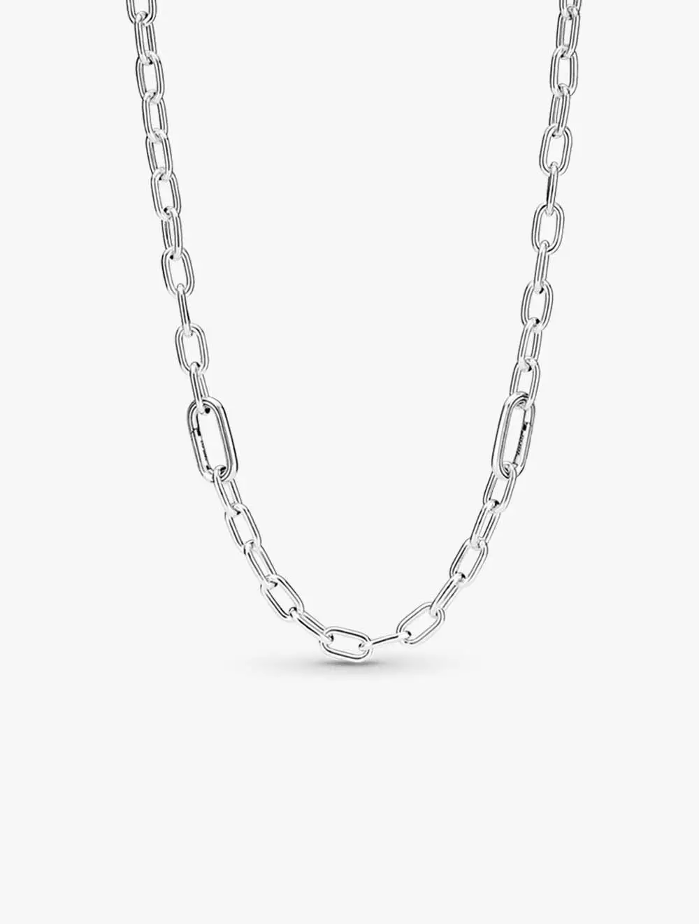 Sterling silver link necklace