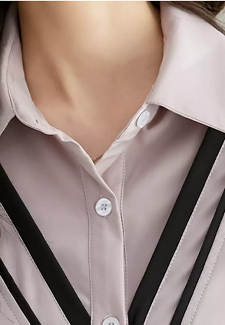 Purple Long Sleeves Shirt