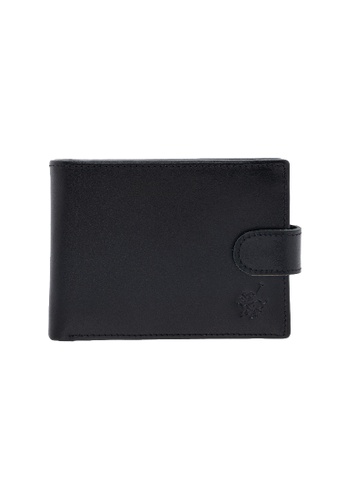 LancasterPolo black LancasterPolo Men's Grain Leather BIFOLD Wallet With Coin Pocket E9072AC4A7CBC8GS_1