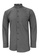 Pacolino black Pacolino - (Regular) Mandarin Collar Striped Formal Casual Long Sleeve Men Shirt F5BB7AAA6B2FEDGS_1