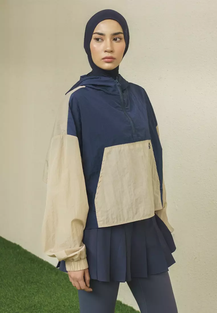 Jenna and Kaia - Lexi Jacket Navy Khaki - Jaket Olahraga Wanita