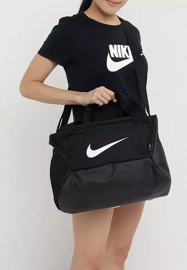 Nike 25L Brasilia Extra Small Duffle - Black/White