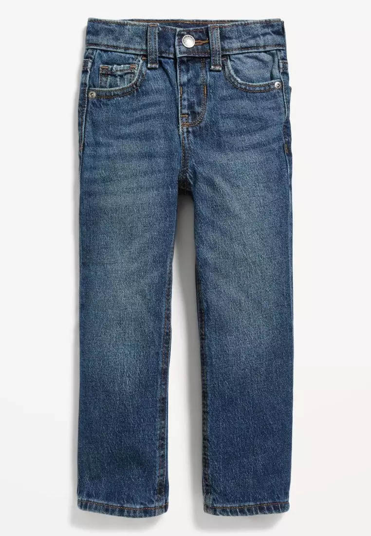 Buy Old Navy Unisex Built-In Flex Straight Jeans for Toddler 2024 ...