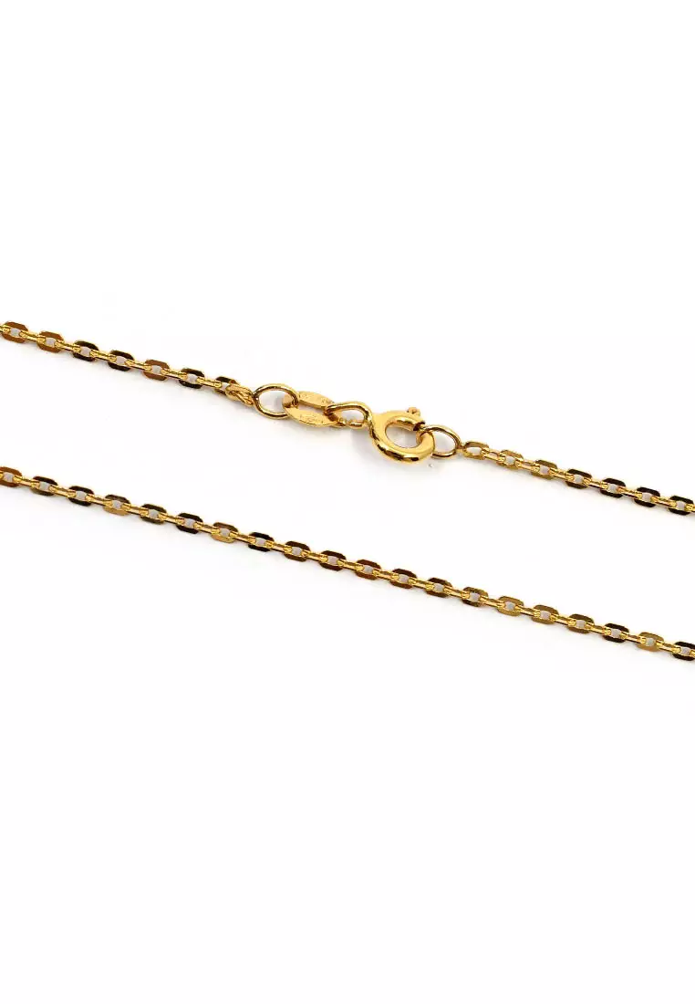 18K Italian Made Yellow Gold Necklace