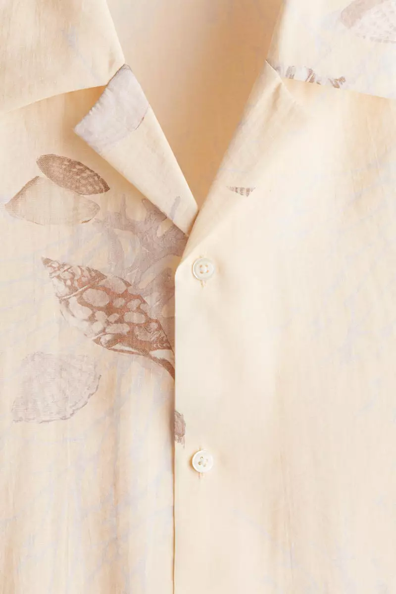 Regular Fit Lyocell-blend resort shirt