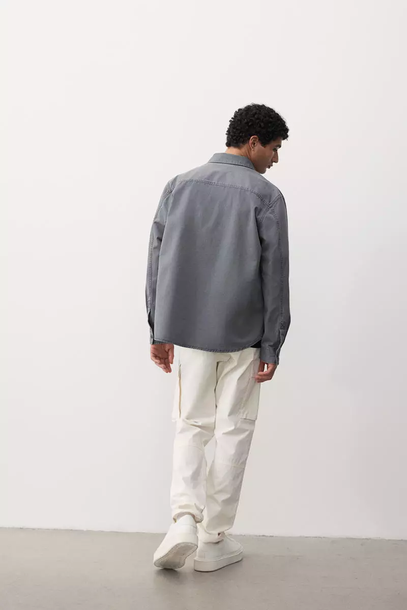 Regular Fit Twill overshirt