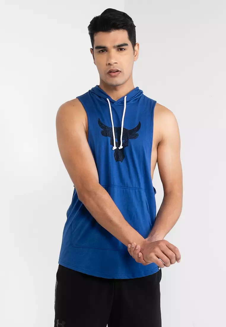 Buy Under Armour Project Rock BSR Bull Sleeveless Hoodie 2024