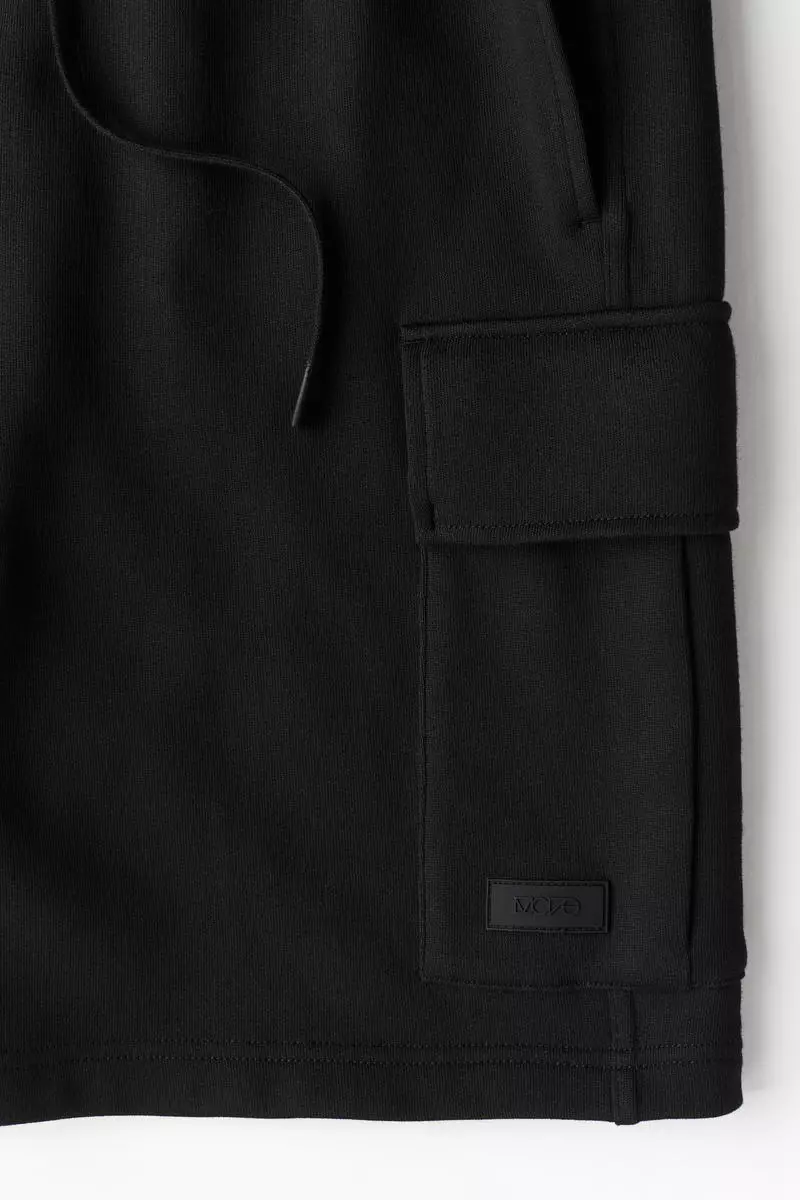 Long sports cargo shorts