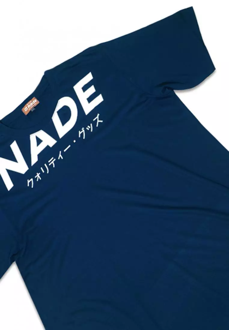 Nade NT266 anti kusut Big Neck Nade Navy