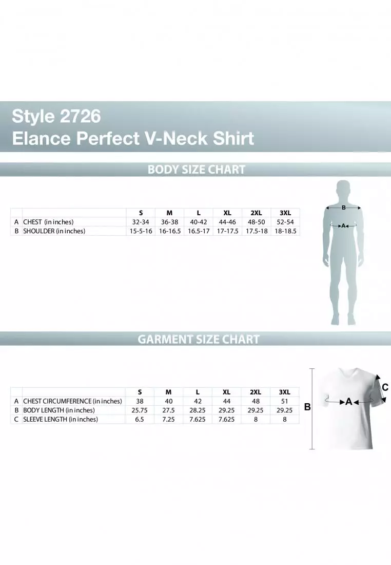 Men's Elance™ Perfect V-Neck Shirt