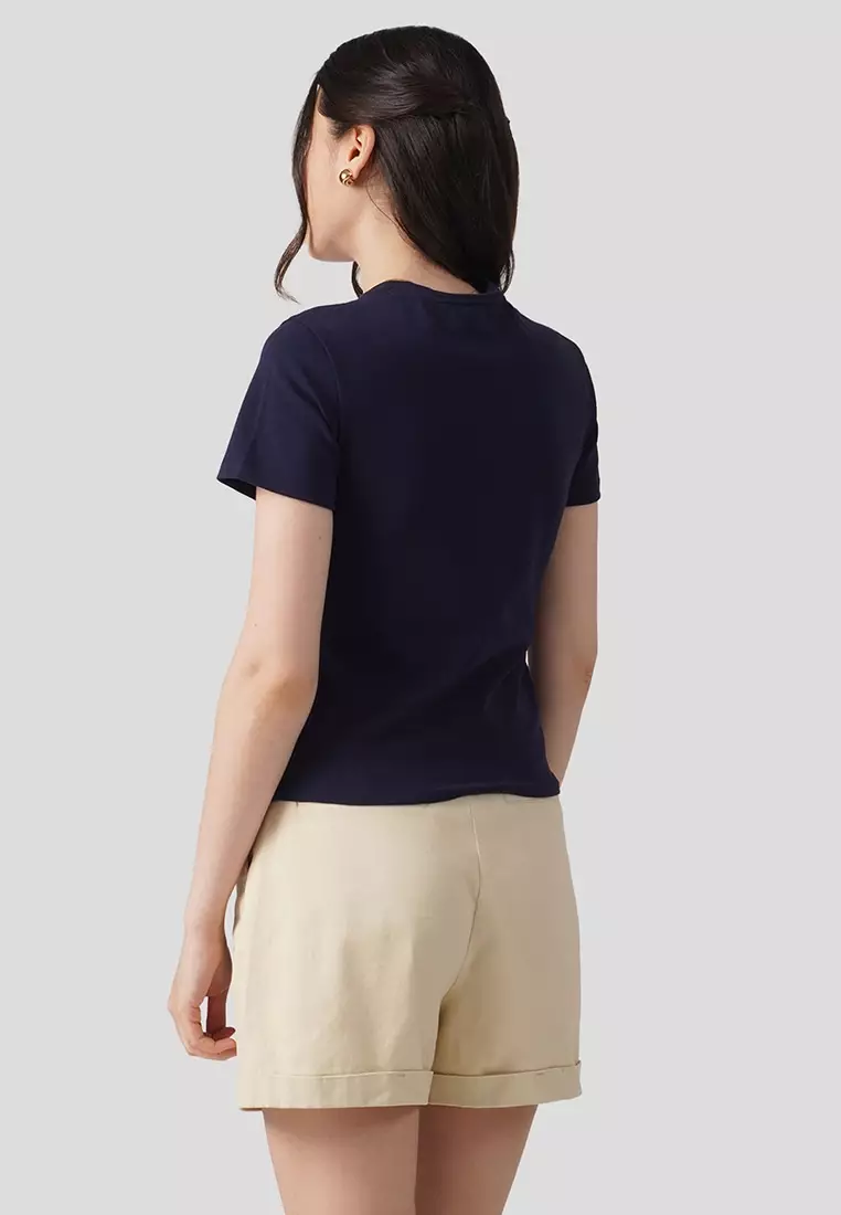 Soft Rib Crew Neck T-Shirt