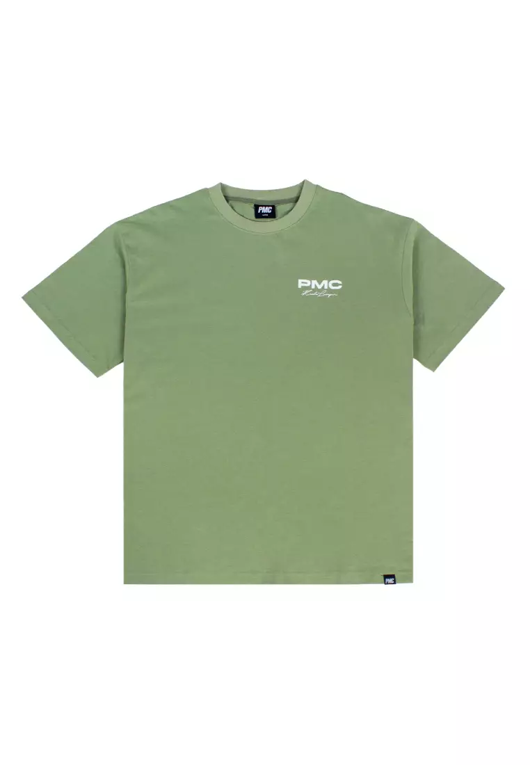 Buy Pestle & Mortar Clothing KL Scripted Oversized Tee Green Online ZALORA Malaysia