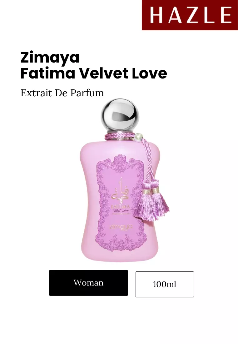 Zimaya Fatima Velvet Love Woman Extrait De Parfum EDP 100 ml