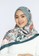 My Daily Hijab green Hijab Segi Empat  Voal Ultrafine Lasercut Rosela Teal 926AEAAB5C8FB2GS_1